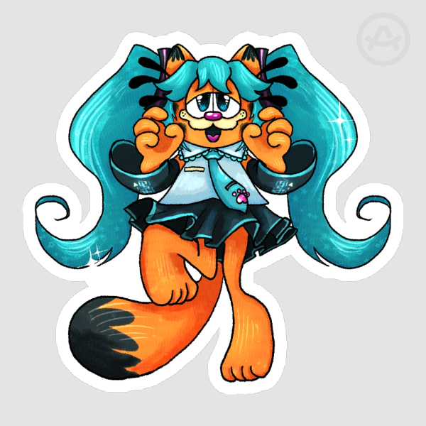 Garfsune Sticker