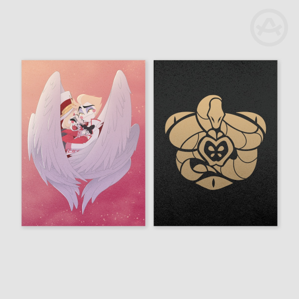 Lucifer & Charlie - My Little Starlight (Pearl Paper Photocard)