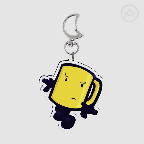 Cup Paper Puppets Take 2 --- Classic Acrylic Keychain