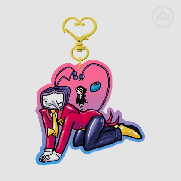 Spamtenna Faux-Shaker Keychain