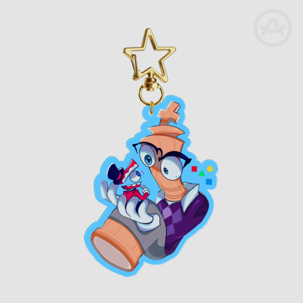 Kinger and Caine Acrylic Keychain