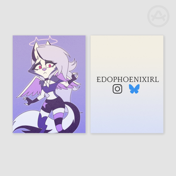 Heavenhound Loona Illustration Pearl Paper Photocard