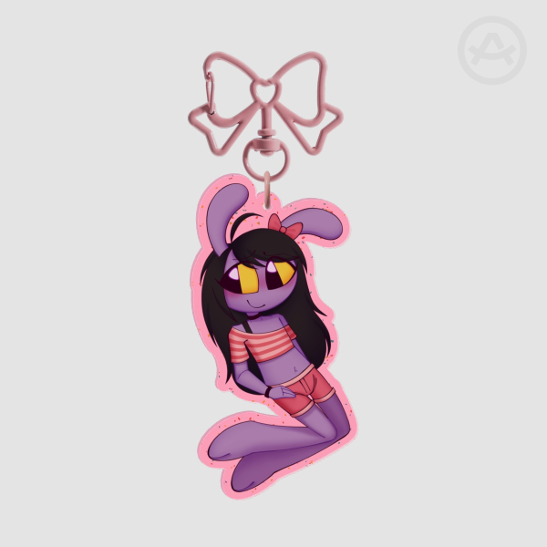 Jax Lee Glitter Acrylic Keychain