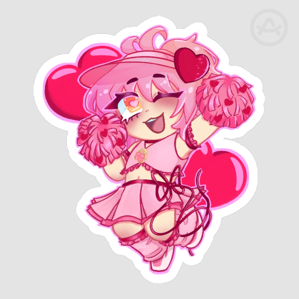 Amulet Heart - Sticker