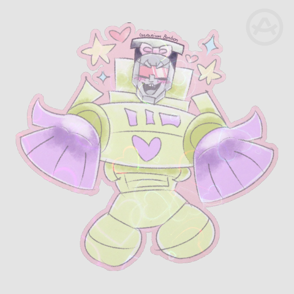 Bonecrusher Pogchamp Sticker