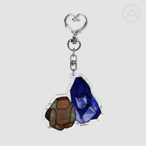 Rocky and Adrian Acrylic Keychains