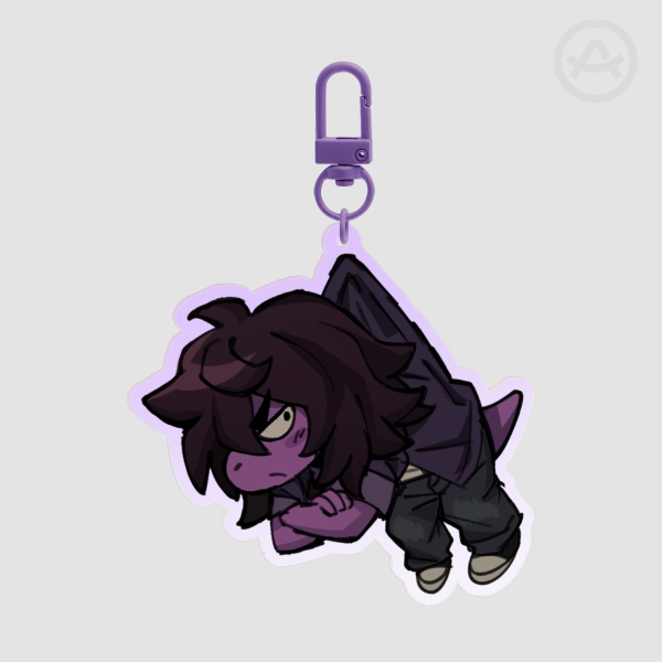 Susie Deltarune Acrylic Keychain