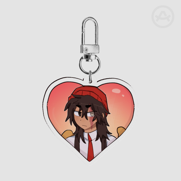 Heart Quackity Keychain
