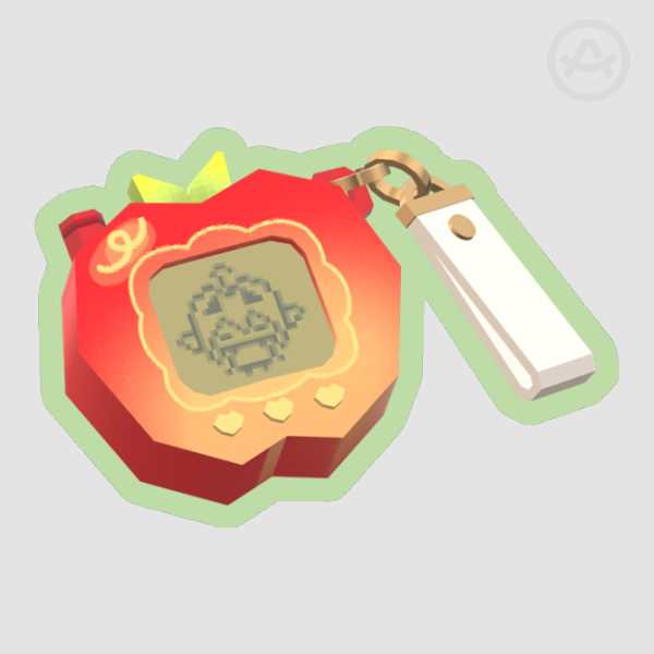 Apple Vampire Virtual Pet Sticker