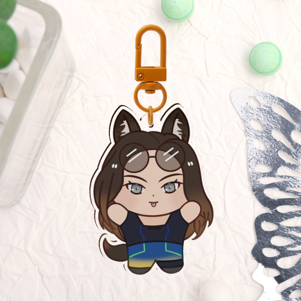 Alien Stage Hyuna Clear Acrylic Keychain