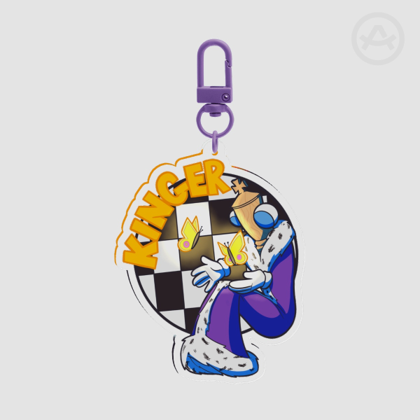 Kinger - Clear Acrylic Keychain TADC