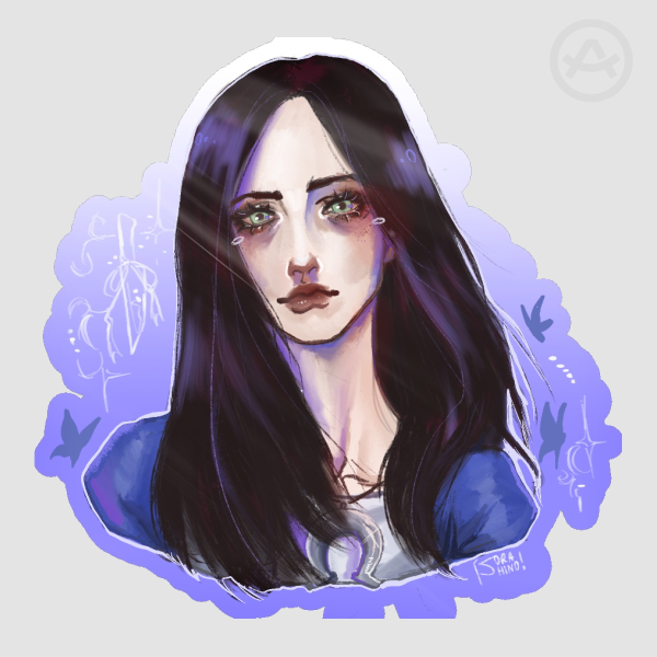 Alice Madness Returns Backgorunf sticker