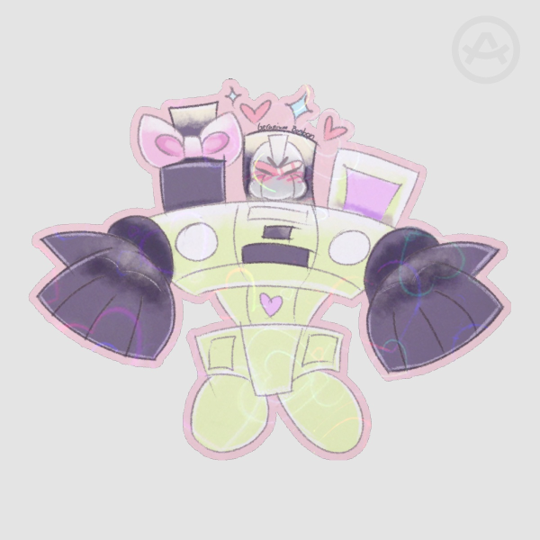Longarm Pogchamp Sticker