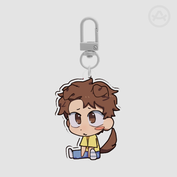 Dog Morty Keychain