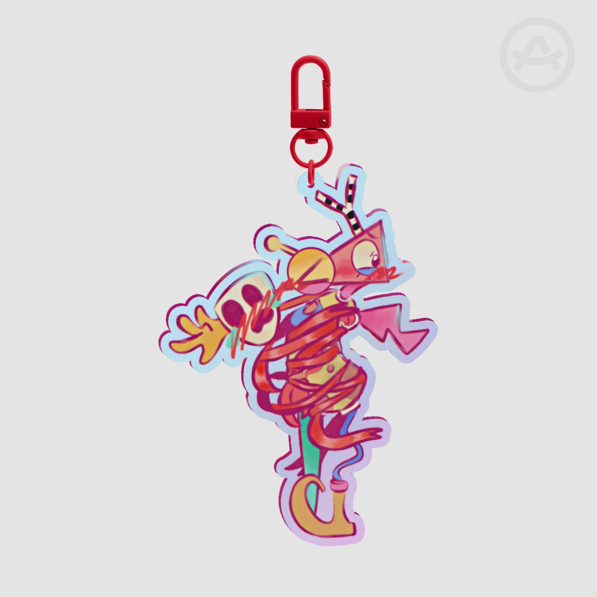 Tangled up Abstragedy! Keychain