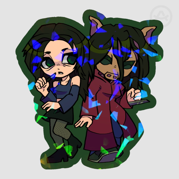Amanda Saw Die Cut Stickers