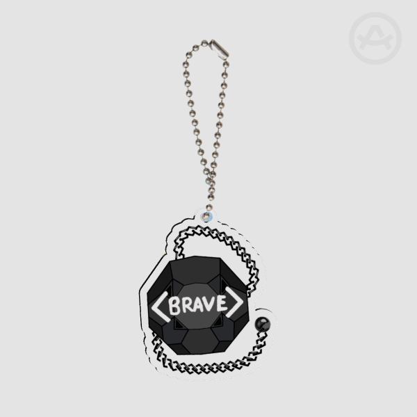 BRAVE Acrylic Keychains