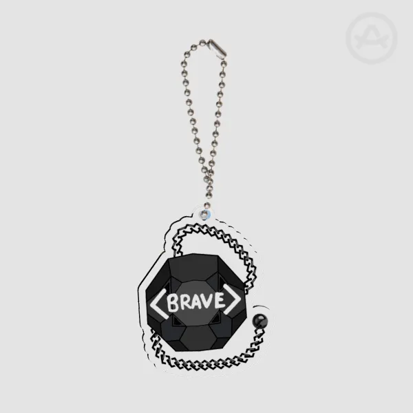 BRAVE Acrylic Keychains