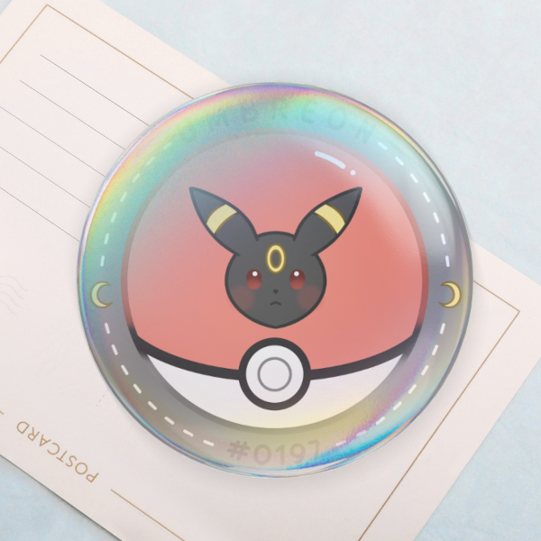 Umbreon Round Badge (Button Pin)