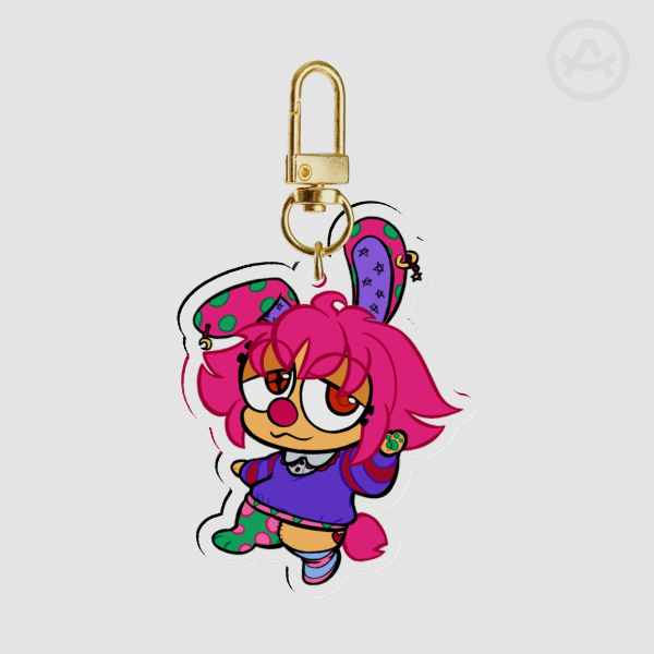 Stoumach Book: Caroline Translucent Keychain