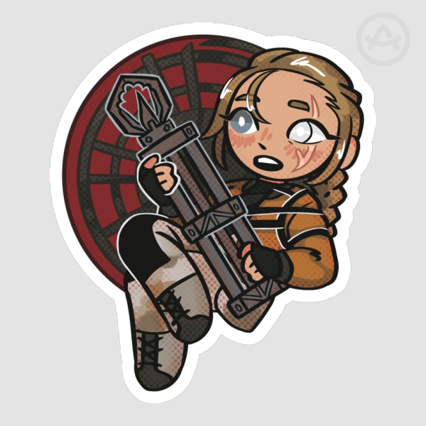 [IRON LUNG] Captain Ava Die Cut Sticker Design B