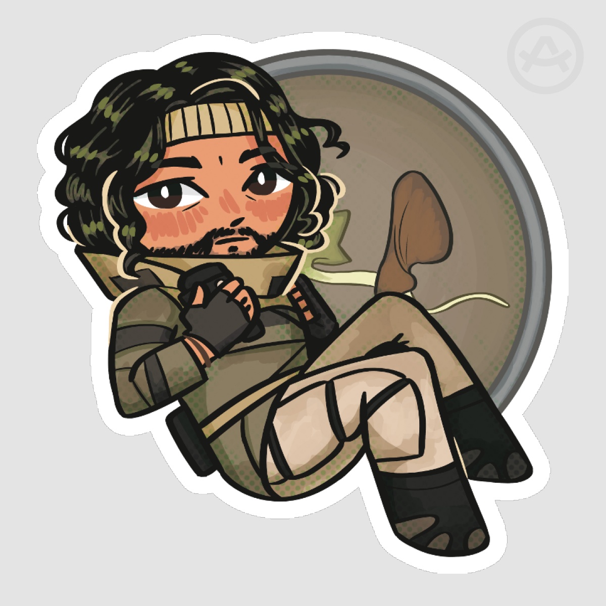 [IRON LUNG] Simon Die Cut Sticker Design A