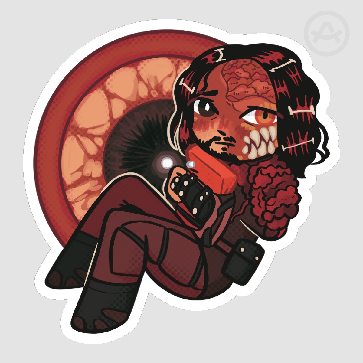 [IRON LUNG] Simon Die Cut Sticker Design B