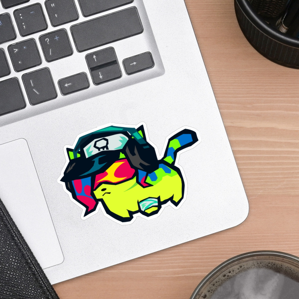 Dedf1sh Cat Sticker
