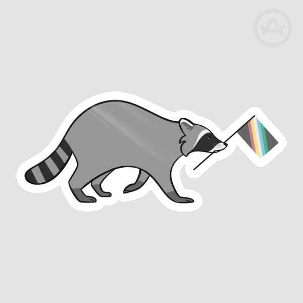Disabled Pride Raccoon