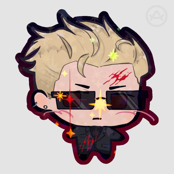 Wesker og re4 Sticker