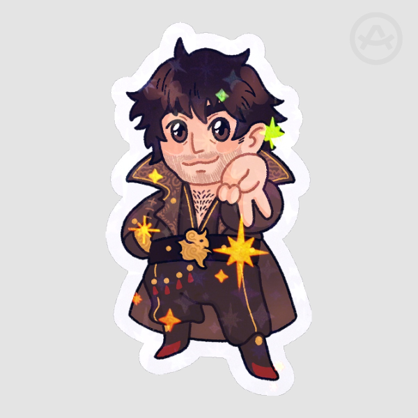 Enver Gortash Sparkle Sticker