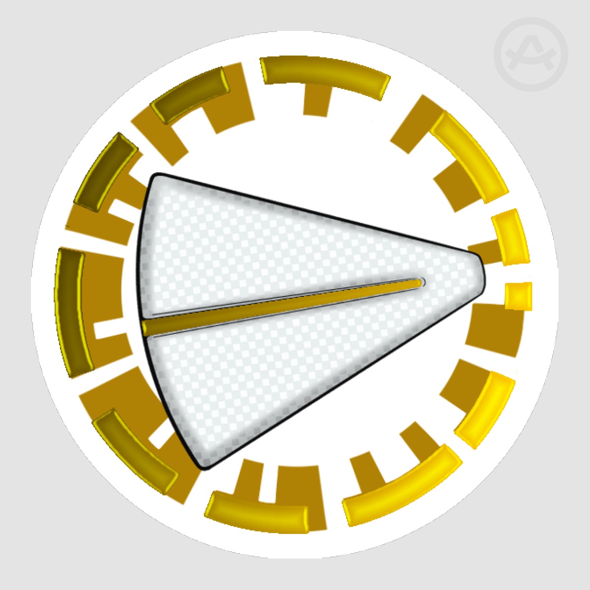 Focus Sticker: Zenith Variant with Gold Foil