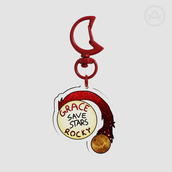 Grace Rocky save stars  Clear Acrylic Keychains