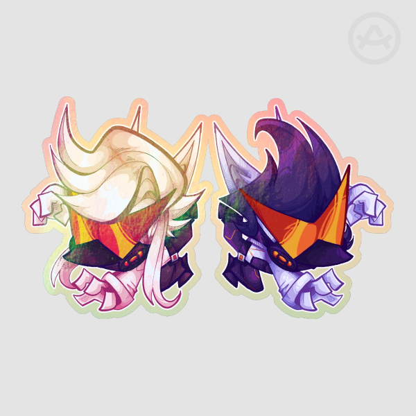 Colored Edge Die Cut Stickers