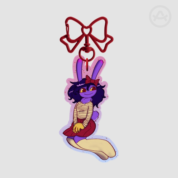 Lovely girl keychain