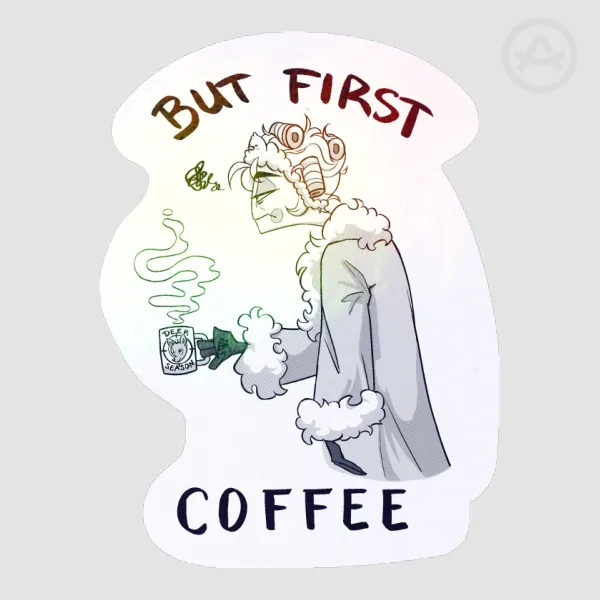 Morning Coffee | Die Cut Stickers