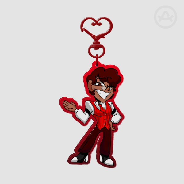 Colored Edge Acrylic Keychains