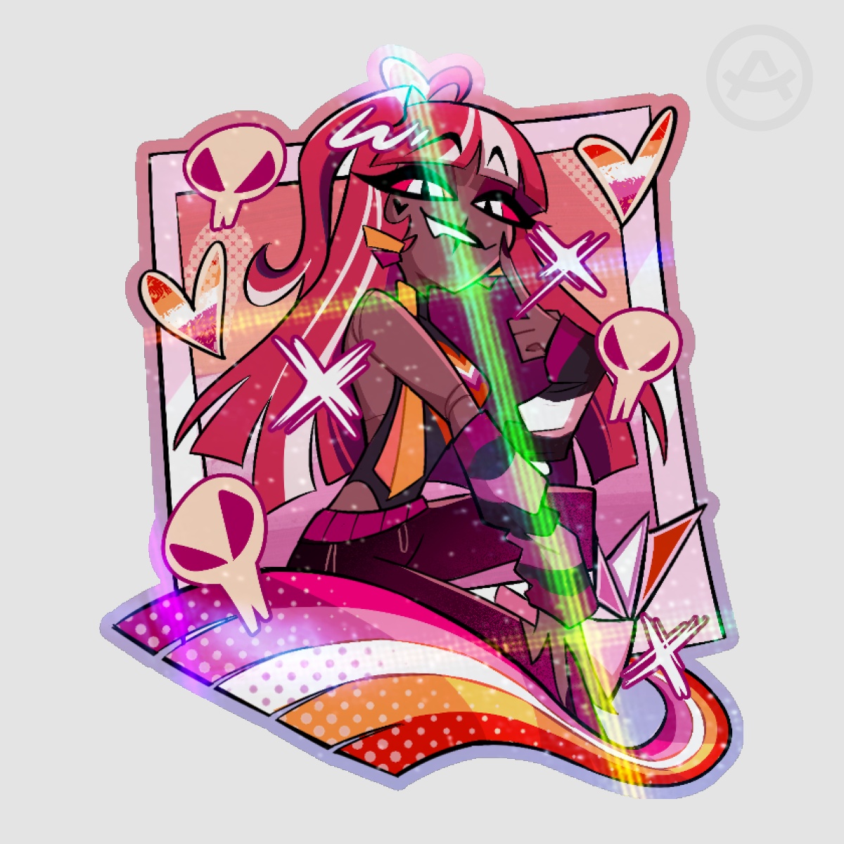Velvette Pride Die Cut Stickers