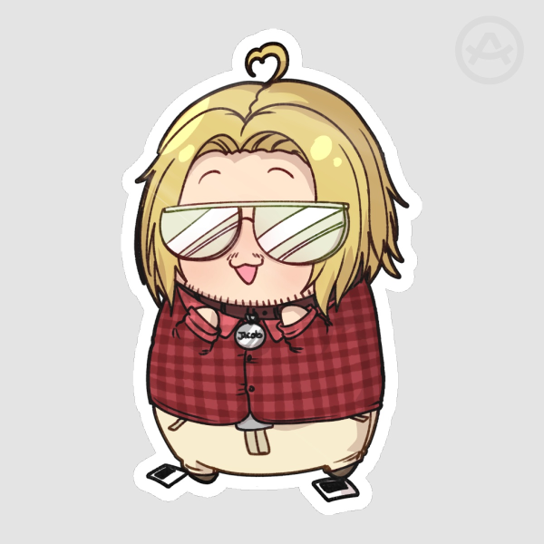 Bean Jacob Alden Die Cut Sticker