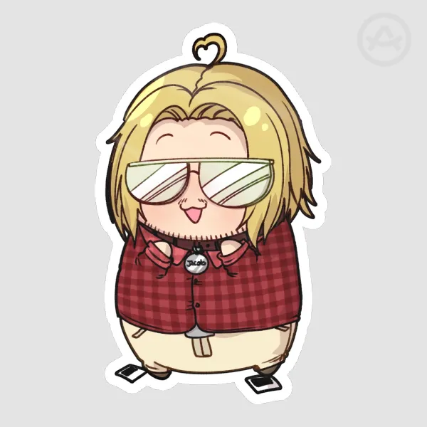 Bean Jacob Alden Die Cut Sticker