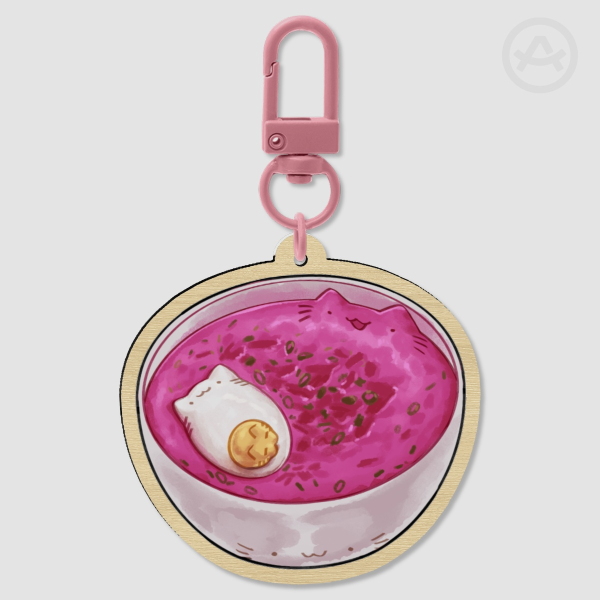 Cold soup | Wood Keychains