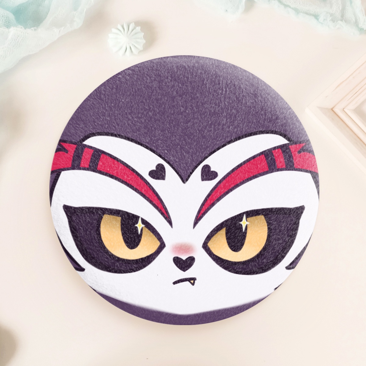 Hazbin hotel Husk Plush Badge