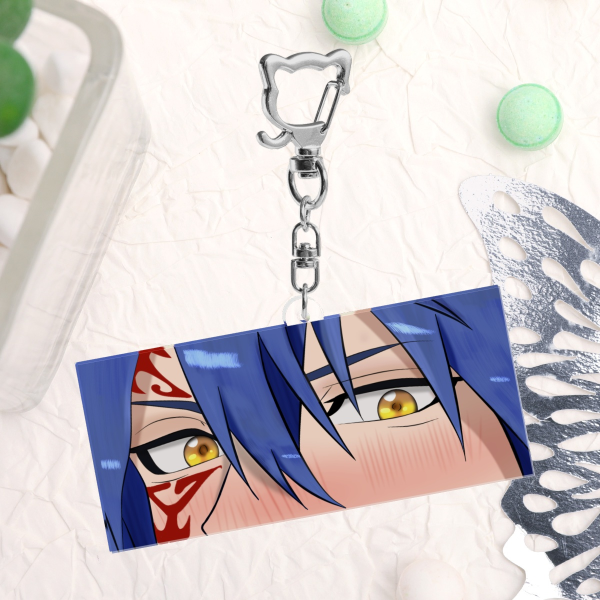 Jellal Fernandez Eye Banner Full Bleed Acrylic Keychains