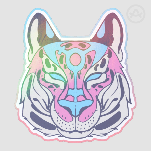 Trans Tiger Sticker