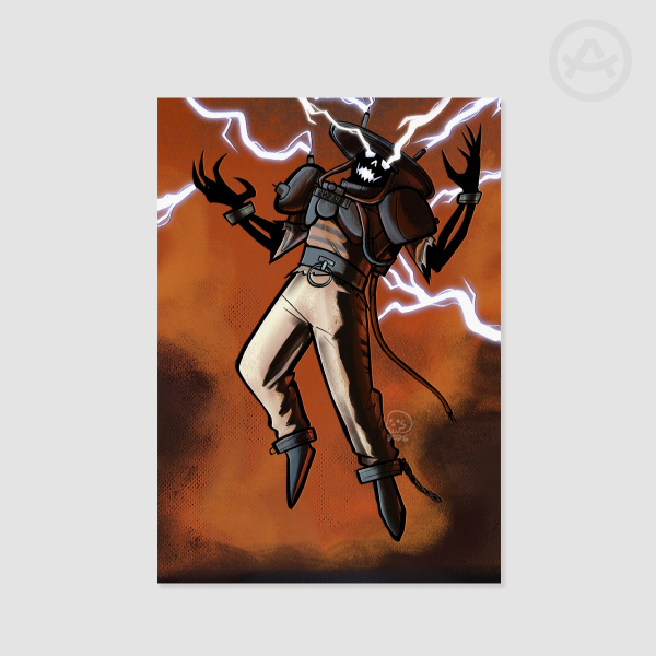 Electrified Seven Print