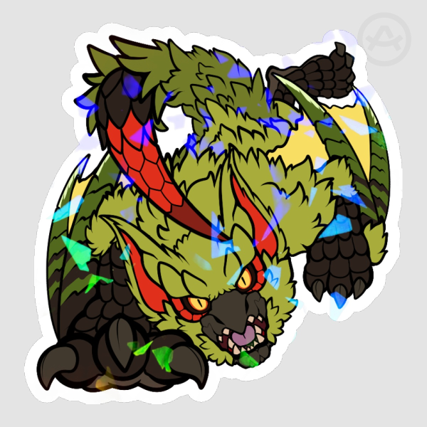Green Nargacuga Sticker