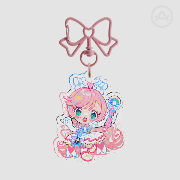 Cure Prism ~ Hirogaru Sky! Precure ♡ glitter acrylic keychain