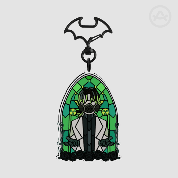 [QSMP] Multi Stained Glass Keychain