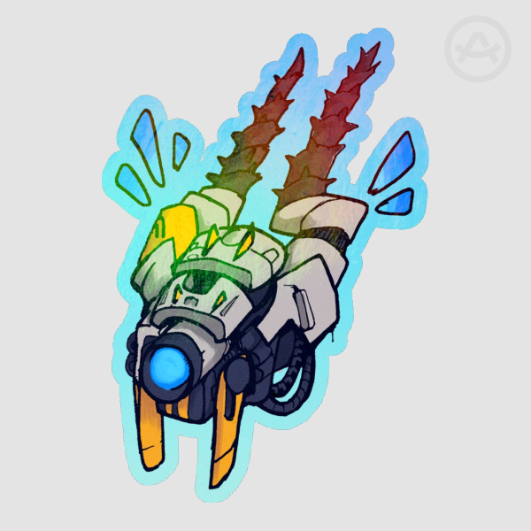 Anxious little deer guy Sticker