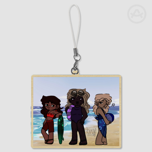 Charmesias Wood Keychains